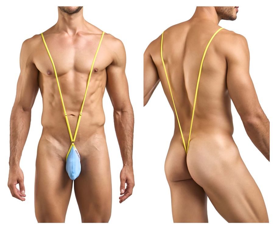 JUSTIN+SIMON Men's Underwear XSJ04 Sling Color Baby Blue