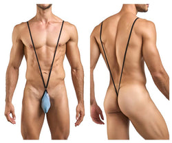 JUSTIN+SIMON Men's Underwear XSJ04 Sling Color Metal Green thumbnail 1