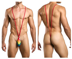 JUSTIN+SIMON Men's Underwear XSJ04 Sling Color Pride Flag thumbnail 1
