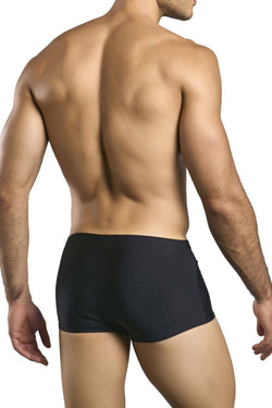 JUSTIN+SIMON Men's Underwear XSJ08 Classic Trunks Color Black thumbnail 3