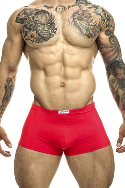 JUSTIN+SIMON Men's Underwear XSJ08 Classic Trunks Color Coral thumbnail 2