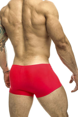 JUSTIN+SIMON Men's Underwear XSJ08 Classic Trunks Color Coral thumbnail 3