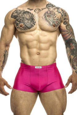 JUSTIN+SIMON Men's Underwear XSJ08 Classic Trunks Color Hot Pink thumbnail 2