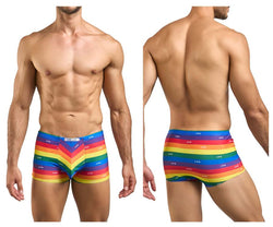 JUSTIN+SIMON Men's Underwear XSJ08 Classic Boxer Color Pride Flag thumbnail 1