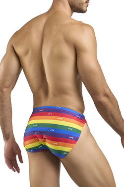 JUSTIN+SIMON Men's Underwear XSJ09 Running Shorts Color Pride Flag thumbnail 3