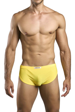 JUSTIN+SIMON Men's Underwear XSJ09 Running Shorts Color Yellow thumbnail 2