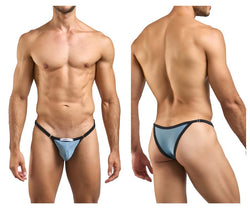 JUSTIN+SIMON Men's Underwear XSJ12 Bikini Color Metal Green thumbnail 1
