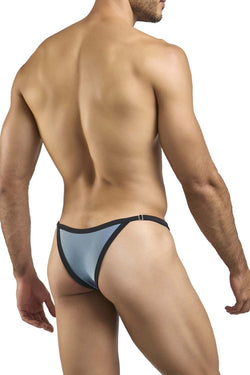 JUSTIN+SIMON Men's Underwear XSJ12 Bikini Color Metal Green thumbnail 3