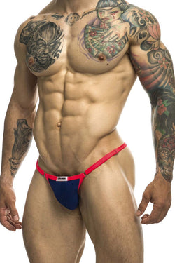 JUSTIN+SIMON Men's Underwear XSJ12 Bikini One Color Royal Blue thumbnail 4