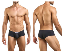 JUSTIN+SIMON Men's Underwear XSJ13 Cheeky Bulge Boxer Color Peach Black thumbnail 1