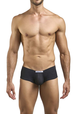 JUSTIN+SIMON Men's Underwear XSJ13 Cheeky Bulge Boxer Color Peach Black thumbnail 2