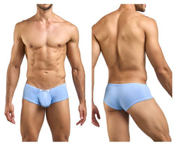 JUSTIN+SIMON Men's Underwear XSJ13 Cheeky Bulge Boxer Color Peach Blue thumbnail 1
