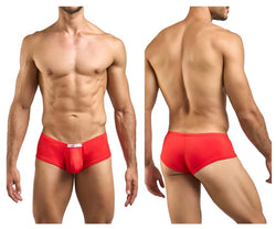 JUSTIN+SIMON Men's Underwear XSJ13 Cheeky Bulge Boxer Color Peach Red thumbnail 1