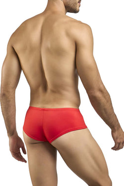JUSTIN+SIMON Men's Underwear XSJ13 Cheeky Bulge Boxer Color Peach Red thumbnail 3