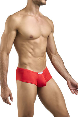 JUSTIN+SIMON Men's Underwear XSJ13 Cheeky Bulge Boxer Color Peach Red thumbnail 4