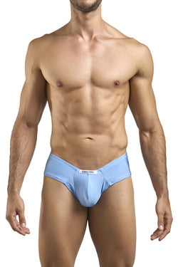 JUSTIN+SIMON Men's Underwear XSJ22 Cheek Briefs Color Baby Blue thumbnail 2