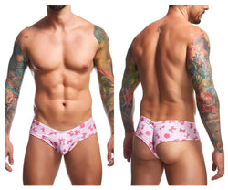 JUSTIN+SIMON Men's Underwear XSJ22 Cheek Briefs Color Coquette thumbnail 1