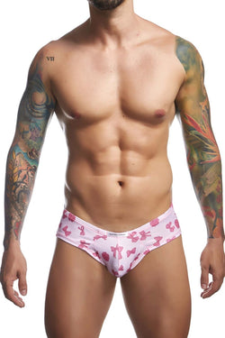 JUSTIN+SIMON Men's Underwear XSJ22 Cheek Briefs Color Coquette thumbnail 2