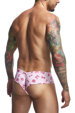 JUSTIN+SIMON Men's Underwear XSJ22 Cheek Briefs Color Coquette thumbnail 3