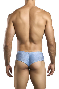 JUSTIN+SIMON Men's Underwear XSJ22 Cheek Briefs Color Lurex Blue thumbnail 3