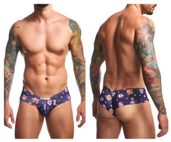 JUSTIN+SIMON Men's Underwear XSJ22 Cheek Briefs Color Mexico thumbnail 1