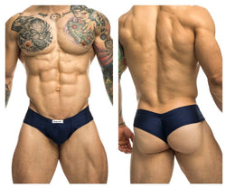 JUSTIN+SIMON Men's Underwear XSJ22 Cheek Briefs Color Navy thumbnail 1