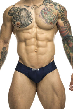 JUSTIN+SIMON Men's Underwear XSJ22 Cheek Briefs Color Navy thumbnail 2