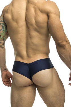 JUSTIN+SIMON Men's Underwear XSJ22 Cheek Briefs Color Navy thumbnail 3