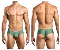 JUSTIN+SIMON Men's Underwear XSJ22 Cheek Briefs Color New Green thumbnail 1