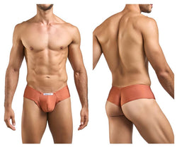 JUSTIN+SIMON Men's Underwear XSJ22 Cheek Briefs Color Ochre thumbnail 1