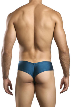 JUSTIN+SIMON Men's Underwear XSJ22 Cheek Briefs Color Opal Green thumbnail 3