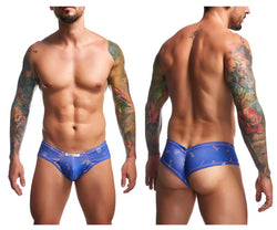 JUSTIN+SIMON Men's Underwear XSJ22 Cheek Briefs Color Party thumbnail 1