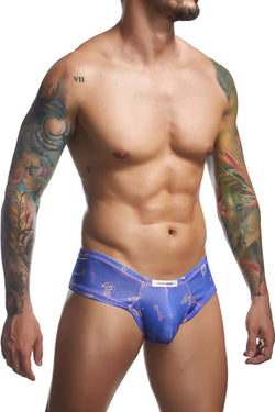 JUSTIN+SIMON Men's Underwear XSJ22 Cheek Briefs Color Party thumbnail 4