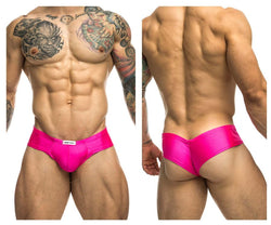 JUSTIN+SIMON Men's Underwear XSJ22 Cheek Briefs Color Pink thumbnail 1