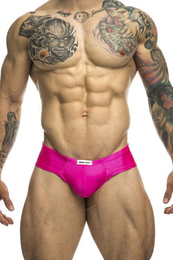 JUSTIN+SIMON Men's Underwear XSJ22 Cheek Briefs Color Pink thumbnail 2