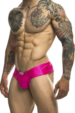 JUSTIN+SIMON Men's Underwear XSJ22 Cheek Briefs Color Pink thumbnail 4
