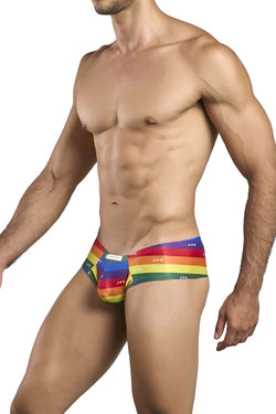 JUSTIN+SIMON Men's Underwear XSJ22 Cheek Briefs Color Pride Flag thumbnail 4