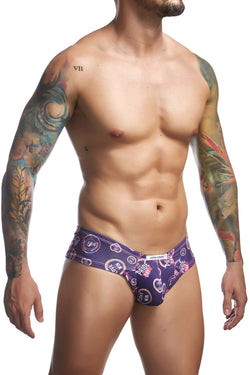 JUSTIN+SIMON Men's Underwear XSJ22 Cheek Briefs Color Pride thumbnail 4