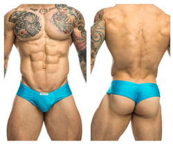 JUSTIN+SIMON Men's Underwear XSJ22 Cheek Briefs Color Turquoise thumbnail 1