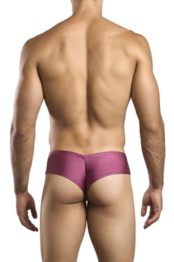 JUSTIN+SIMON Men's Underwear XSJ22 Cheek Briefs Color Wine thumbnail 3