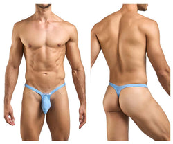 JUSTIN+SIMON Men's Underwear XSJBU02 Bulge Thongs Color Baby Blue thumbnail 1