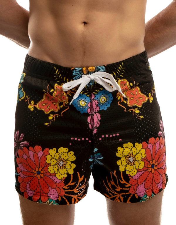 Jack Adams Black Freestyle Mesh Short