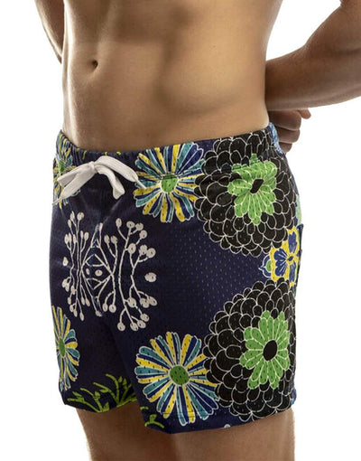 Jack Adams royal Flower Freestyle Mesh Short