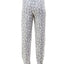 Jaclyn Intimates Butter Knit Printed Loungewear Jogger Pants Amur Leopa