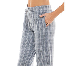 Jaclyn Intimates Whisper Luxe Jogger Pajama Pants British Plaid thumbnail 2
