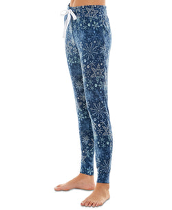 Jaclyn Intimates Whisper Luxe Lounge Jogger Pants Dip Dye Blue thumbnail 4