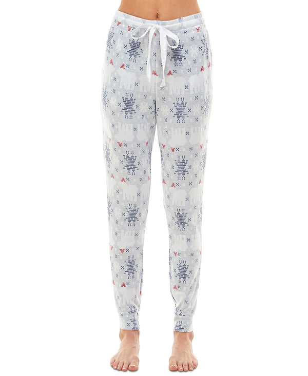 Jaclyn Intimates Whisper Luxe Lounge Jogger Pants Polar Knit