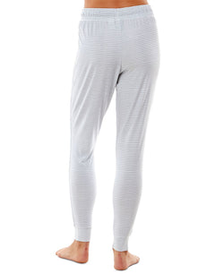 Jaclyn Intimates Yummy Jogger Pajama Pants Damsel White thumbnail 2