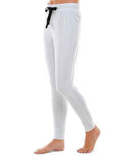 Jaclyn Intimates Yummy Jogger Pajama Pants Damsel White thumbnail 3