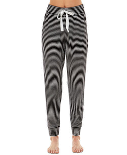 Jaclyn Intimates Yummy Jogger Pajama Pants True Stripe thumbnail 1